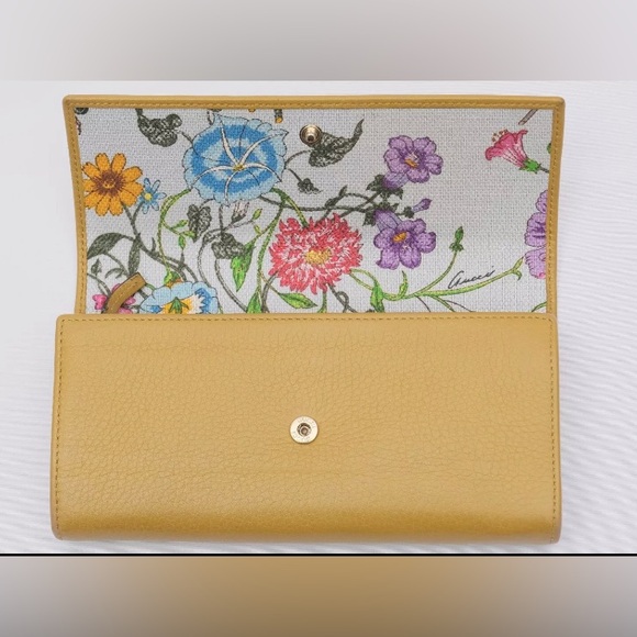 Gucci Limited Edition 50th Anniversary Japan Exclusive Floral Wallet - Picture 7 of 10